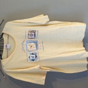 Anvil St Augustine Florida Vintage shirt XL Light Yellow Lynn Norton Parker y2k